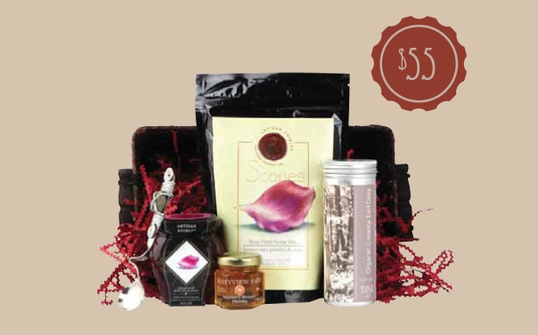 A touch of rose brings elegance, femininity, and timeless beauty to everything. No that's not too much to describe this gift basket. Wait until you try it. 